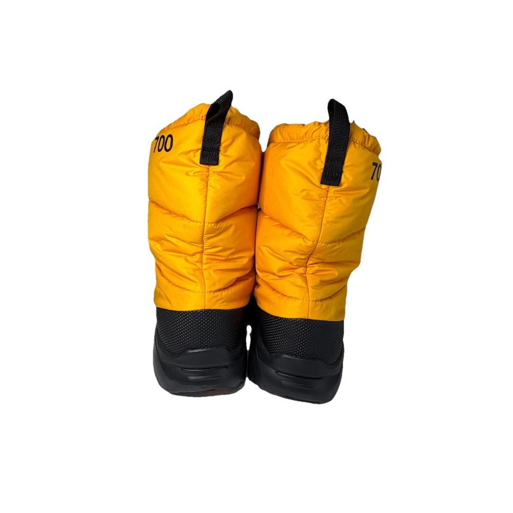 The‎ North Face 700 Yellow Puffer Quilted Goose Down Winter Snow Boots Unisex - Picture 6 of 7